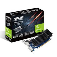 Asus GT730, 2GB DDR5, PCIe2, VGA, DVI, HDMI, Silent, Low Profile (Bracket Included)