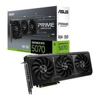 Asus PRIME RTX5070, PCIe5, 12GB DDR7, HDMI, 3 DP, 2542MHz Clock, Compact SFF-Ready
