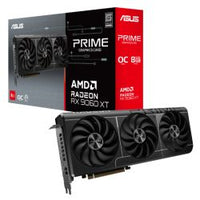 Asus PRIME RX9060 XT OC, PCIe5, 8GB DDR6, HDMI, 2 DP, 3330MHz Clock, Overclocked, Compact SFF-Ready