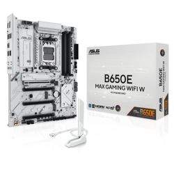 Asus B650E MAX GAMING WIFI W, AMD B650, AM5, ATX, 4 DDR5, HDMI, DP, Wi-Fi 6E, 2.5G LAN, PCIe5, 3x M.2, White