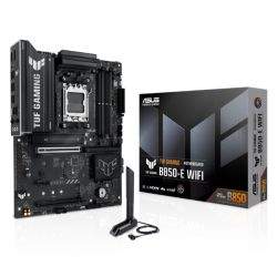 Asus TUF GAMING B850-E WIFI, AMD B850, AM5, ATX, 4 DDR5, HDMI, DP, Wi-Fi 6E, 2.5G LAN, 3x M.2