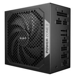 Be Quiet! 850W Power Zone 2 PSU, Fully Modular, 80+ Platinum, Cybenetics Platinum, Semi-Passive Zero-RPM Cooling, ATX 3.1, PCIe 5.1