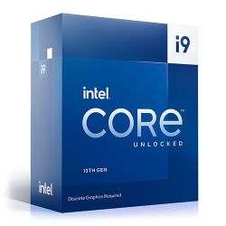Intel Core i9-13900KF CPU, 1700, 3.0 GHz (5.8 Turbo), 24-Core, 125W (253W Turbo), 10nm, 36MB Cache, Unlocked, Raptor Lake, No GRaphics, NO HEATSINK/FAN
