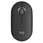 Logitech Pebble Mouse 2 M350s Bluetooth Optical Mouse, Compact, Multi-Pairing, 400-4000 DPI, Ambidextrous, Tonal Graphite