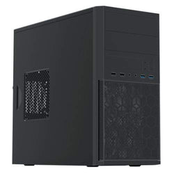 Vida Corporate Black Office Case with a 500W PSU, Micro ATX, 12cm Fan, Mesh Front