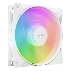 Be Quiet! (BL133) Light Wings LX 12cm PWM Reverse Blade ARGB Case Fan, Rifle Bearing, Impeller w/ 16 LEDs, Daisy-Chain, Up to 1500 RPM, White - Thumbnail 2